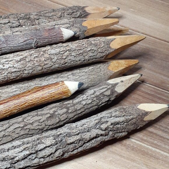 Rustic Pencil Lot Cottagecore Decor for Crafting - Picture 2 of 3